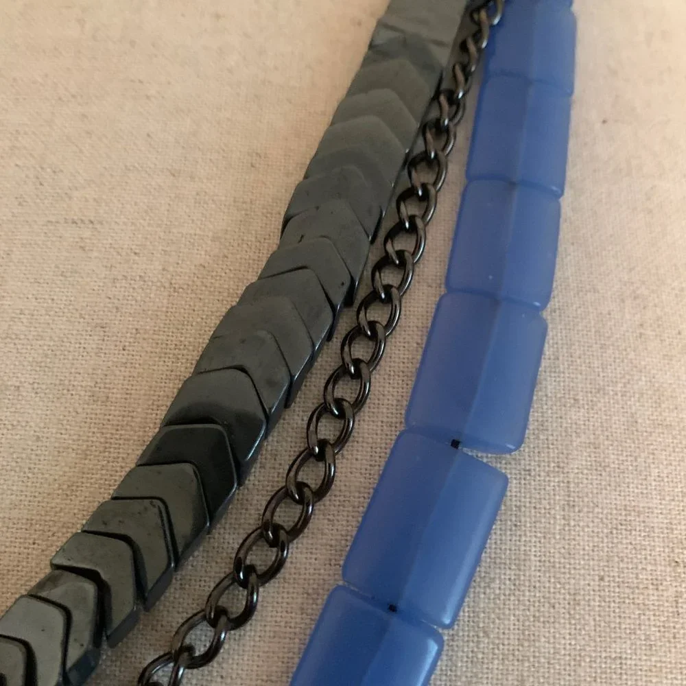 Madewell Beaded-Layered Chain Necklace - Picture 2 of 3